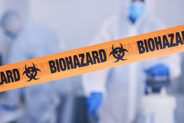 Professional Biohazard Cleanup technician working in McCaysville, GA
